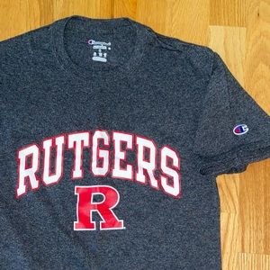 small Champion Rutgers tshirt
